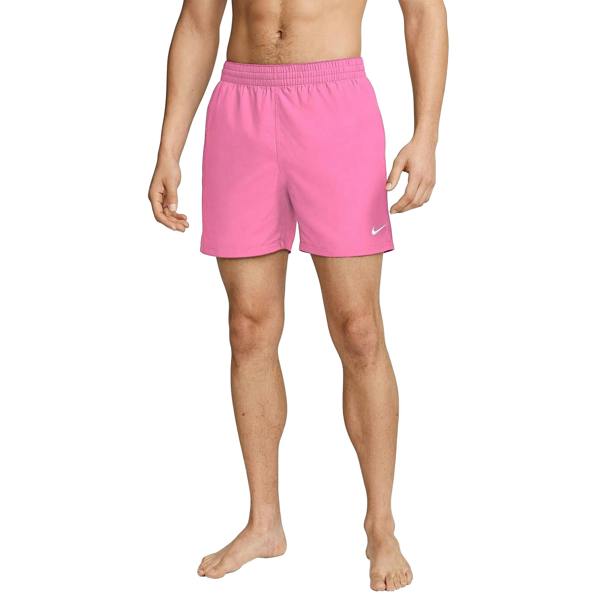 Nike Mens Embroidered Logo Regular Swim Shorts - Pink Glow - 