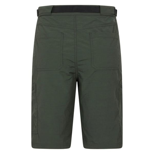 Mountain Warehouse Mens Saunter Belted Cargo Shorts - Khaki Green - 