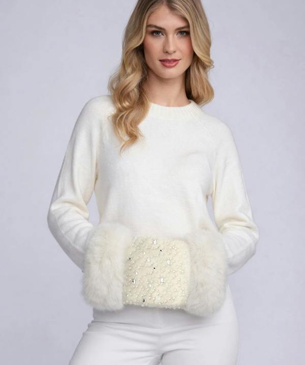 Pia Rossini Amy - Luxury Faux Fur Hand Muff