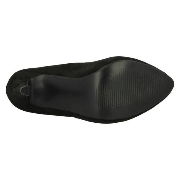Spot On Ladies Spot On High Heel Platform Court Shoes