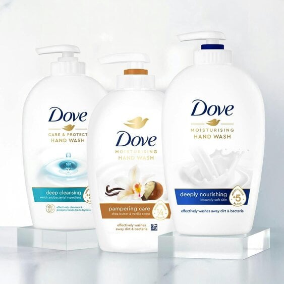 Dove Moisturising Hand Wash, Pampering Care with Shea Butter & Vanilla, 250ml