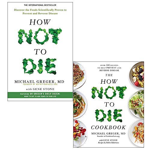 How Not To Die 2 Book Set by Dr Michael Greger & Gene Stone How Not To Die, How Not To Die Cookbook