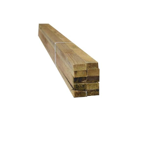 Snowdon Timber Reject Treated 2x1" Batten (T) 19mm (W) 38mm (L) 2.4m - Pack of 10