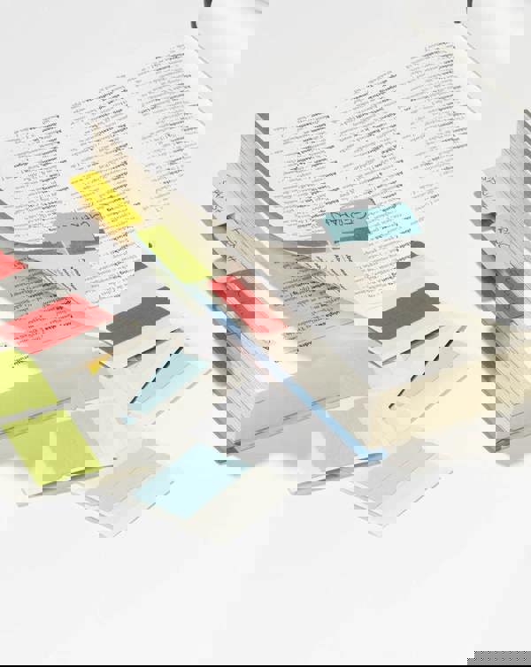 Durable QUICK TAB DUO Self-Adhesive Index Tabs Page Marker | 24 Pack | Assorted