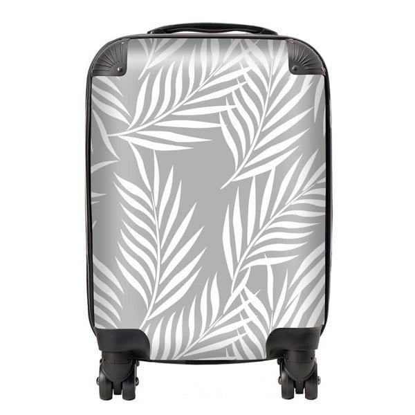 Warren Reed Palm Tree Leaves Suitcase