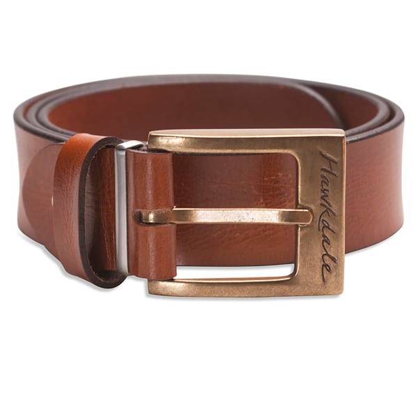 Hawkdale UK Made Mens Leather Belt 1.5" Wide