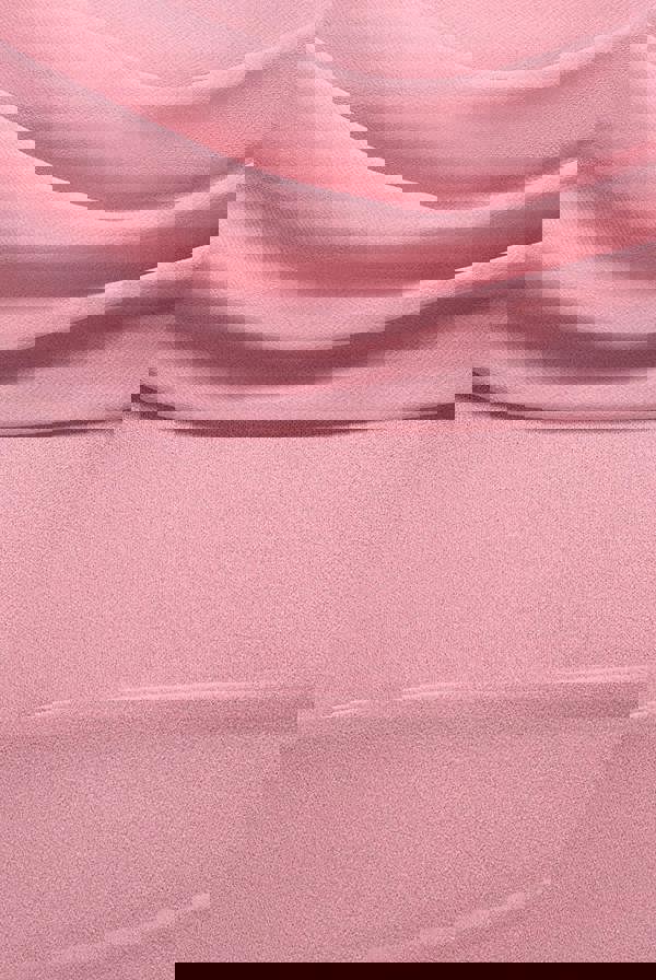 Bardot Scuba & Chiffon Cowl Maxi Dress - Blush Pink DR4438QZ