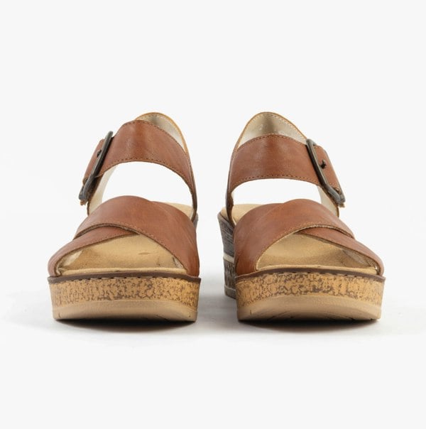 Rieker 63795-22 Womens Sandals - Brown