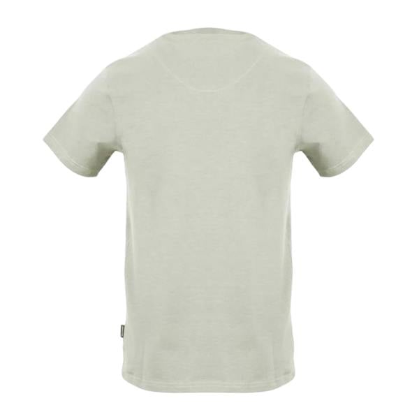 Aquascutum Mens Logo Crew Neck Regular T-Shirt - Grey - 