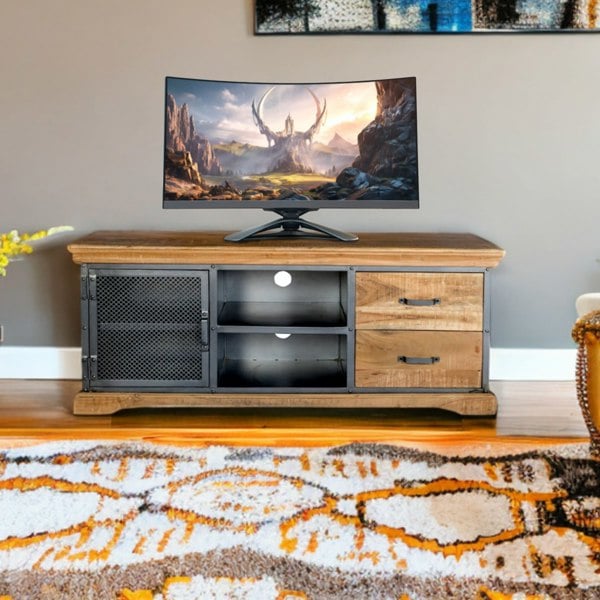 IH Design Dunphy Industrial TV Media Unit