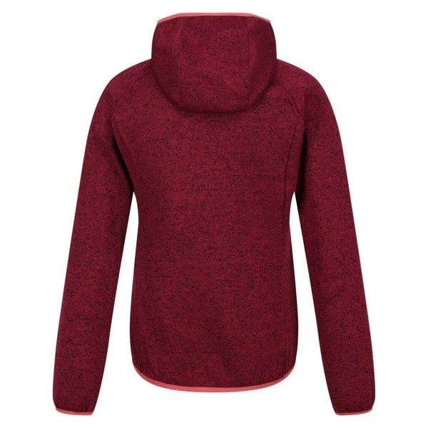 Regatta Women's Newhill Marl Hooded Fleece Jacket - Rumba Red