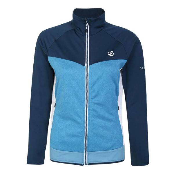 Dare 2B Womens/Ladies Elation II Core Stretch Recycled Fleece - Niagra Blue/Moonlight Denim - 