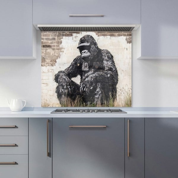 Warren Reed - Designer Urban Gorilla: Banksy-Inspired Street Art Kitchen Splashback