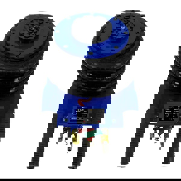 Air Bag Jack 3.5T with a blue base, black rubber airbags, and sturdy carrying handle, designed for lifting heavy loads safely