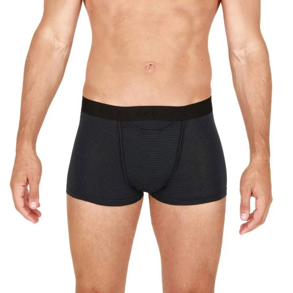 HOMTrunkSimon Stripe Modal Stretch HO1 Boxer Brief, BlackBoxers & Briefs