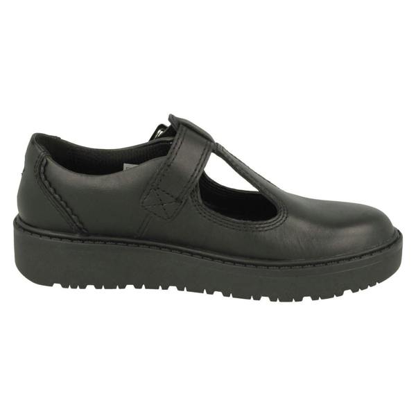 Clarks Girls Clarks Wedge T-Bar Shoes Plain Move K