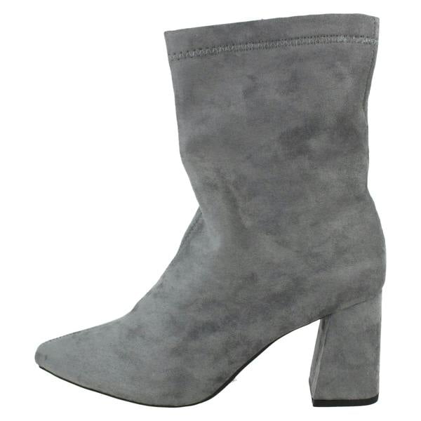 Spot On Ladies Spot On High Heeled Ankle Boots F51199