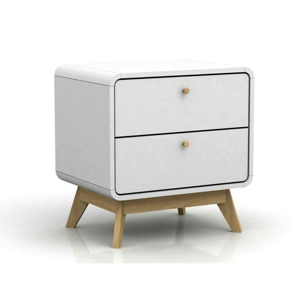 Dorel Home Cassie Nights with 2DR White White