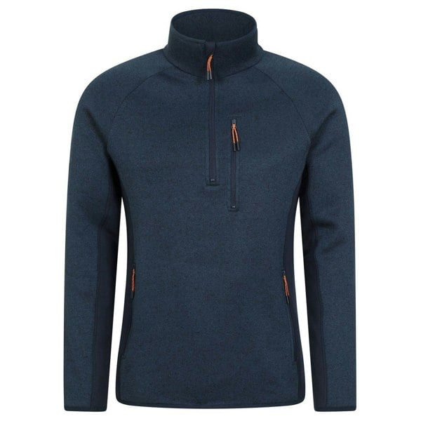 Mountain Warehouse Mens Treston Fleece Top - Navy