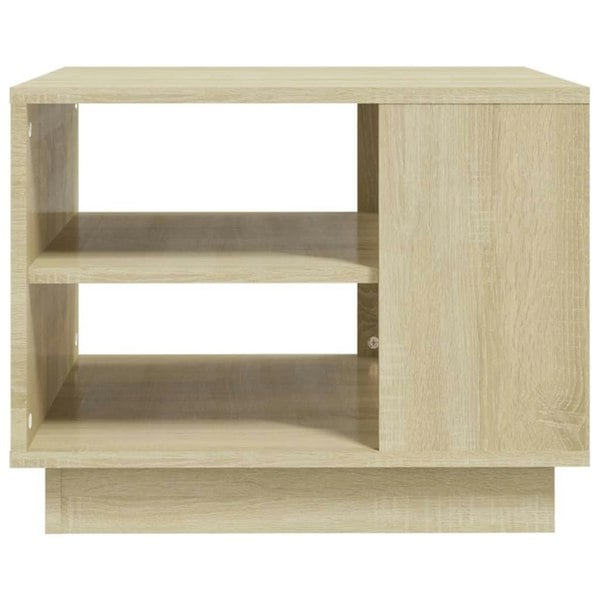 Berkfield Coffee Table Sonoma Oak 55x55x43 cm Engineered Wood