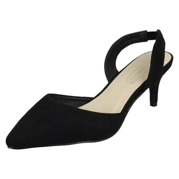 Spot On Ladies Spot On Pointed Kitten Heel