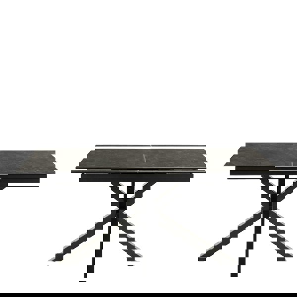 Furniture To Go Heaven Extendable Dining Table with Ceramic Black Top 168cm