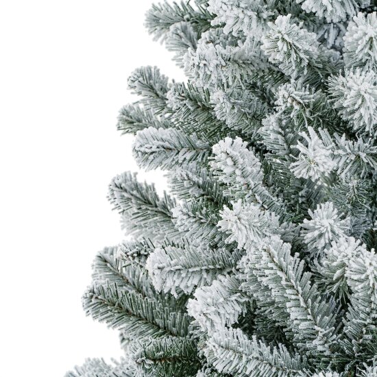 Outdoor Living Festive Christmas 6 FT Snow tipped Full Christmas Tree