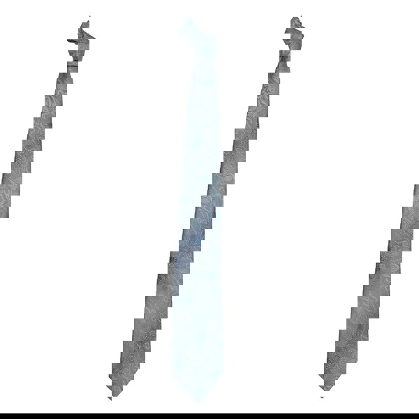 David WeJ Paisley Tie - Grey Blue