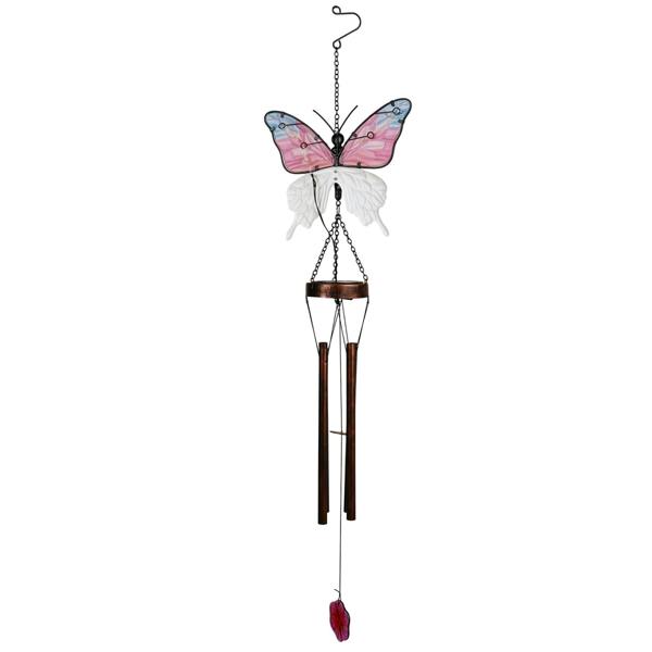 Country Living Solar Windchime - Butterfly