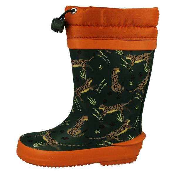 Clarks Childrens Clarks Creature Detailed Toggle Top Wellington Boots Tarri Race