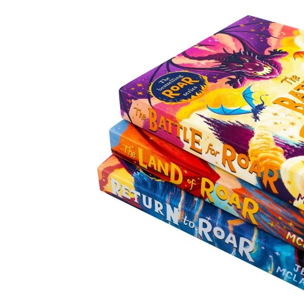 The Land of Roar Series 3 Book Set by Jenny McLachlan, Land of Roar, Return to Roar, Battle for Roar