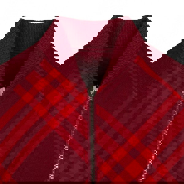 BURBERRY 8078906 Reversible check-print bomber jacket RIPPLE IP CHECK (Red) JACKET MALE L
