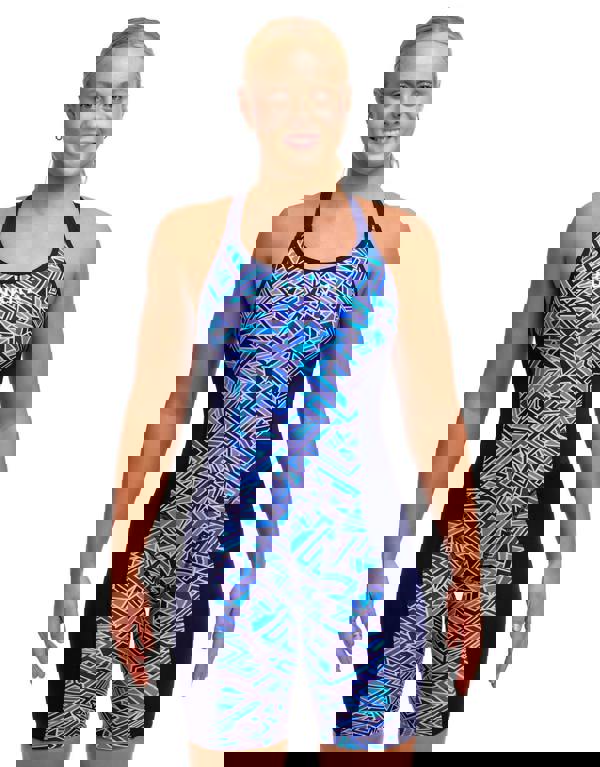 Funkita Blue Bits Fast Training One Piece Legsuit - Blue/Black