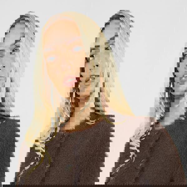 Brave Soul Chocolate Short Sleeve Fluffy Yarn Cardigan - Chocolate Image 4