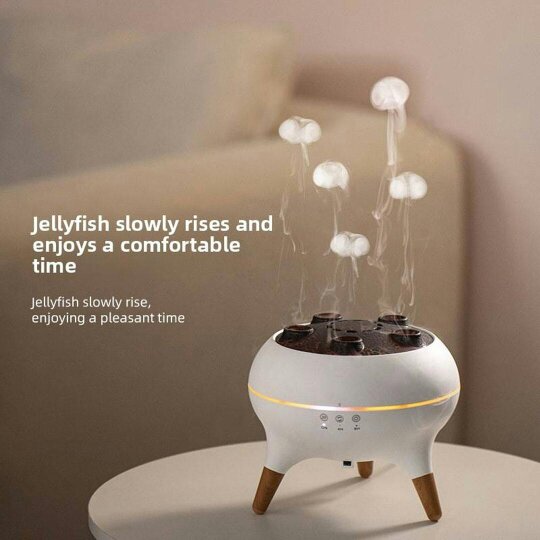 Havendro 7 Color Flame Aroma Diffuser Humidifier USB Desktop Simulation Light Purifier