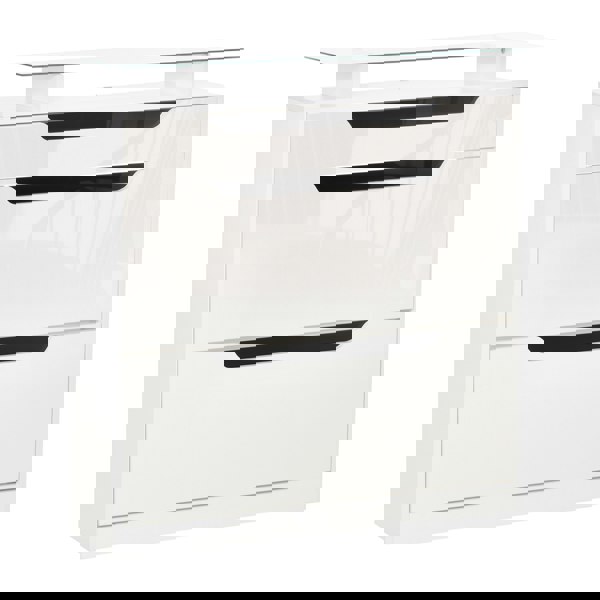 Flip-down Shoe Cabinet