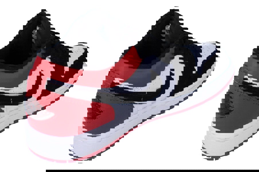 Nike Air Jordan 1 Low SE Mens Trainers Ib8971 106 - White Black Varsity Red 106 - Photo 2