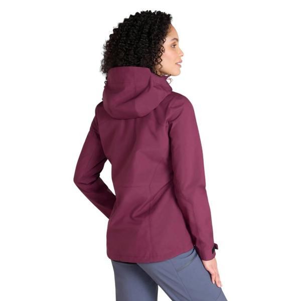 Mountain Warehouse Womens/Ladies Bachill 3 Layer Waterproof Jacket - Berry - 
