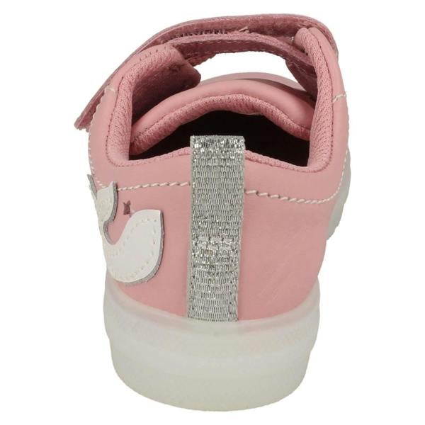 Clarks Girls Clarks Mermaid Detailed Light Up Shoes Flare Shell Lo T