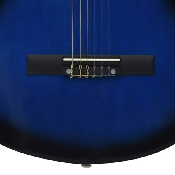 Berkfield Western Classical Cutaway Guitar with 6 Strings Blue Shaded 38