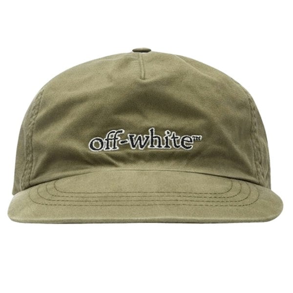 Off-White Slanted Logo Cap - Green