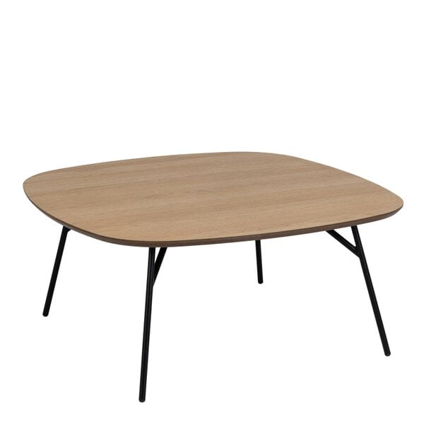 Wyld Haus Johannesburg Square Natural Oak Coffee Table Round Edges