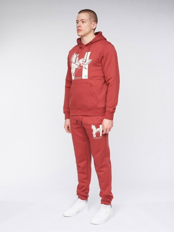 Henleys Curveball Hoodie - Deep Red