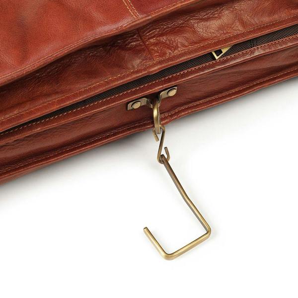 Leather Suit Carrier 829BRN – 5