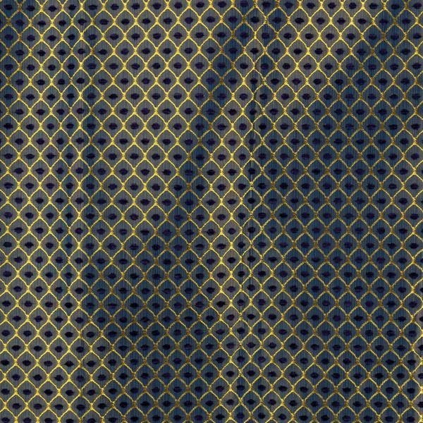 Sicily fabric close-up in Blue
