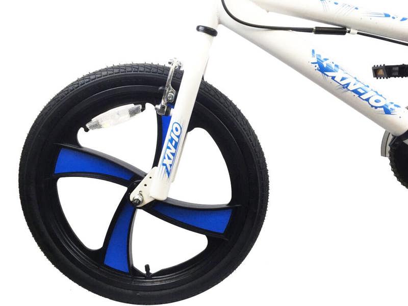 XN-10-20 BMX Unisex Freestyle Stunt Bike 20" - White/Blue