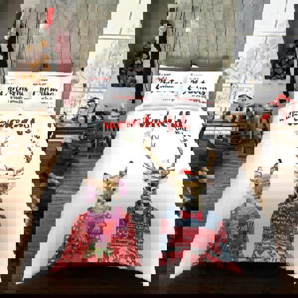 Smart Living Stags in Jumper Duvet Cover and Pillowcase Set