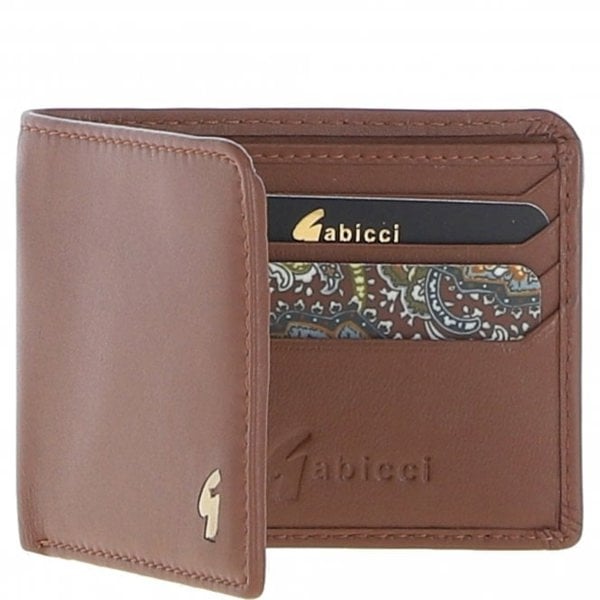 Gabicci Real Leather Classic 8 Card Billfold Wallet: GB-801