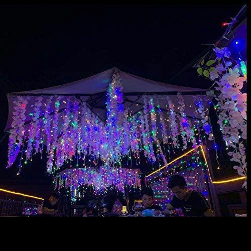 240 Multi Colour LED Icicle Christmas Lights with 8 Lighting Modes, Auto Timer and Memory Function image 5