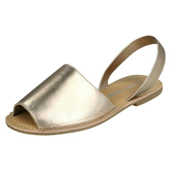 Leather Collection Ladies Leather Collection Slingback Mule Sandals
